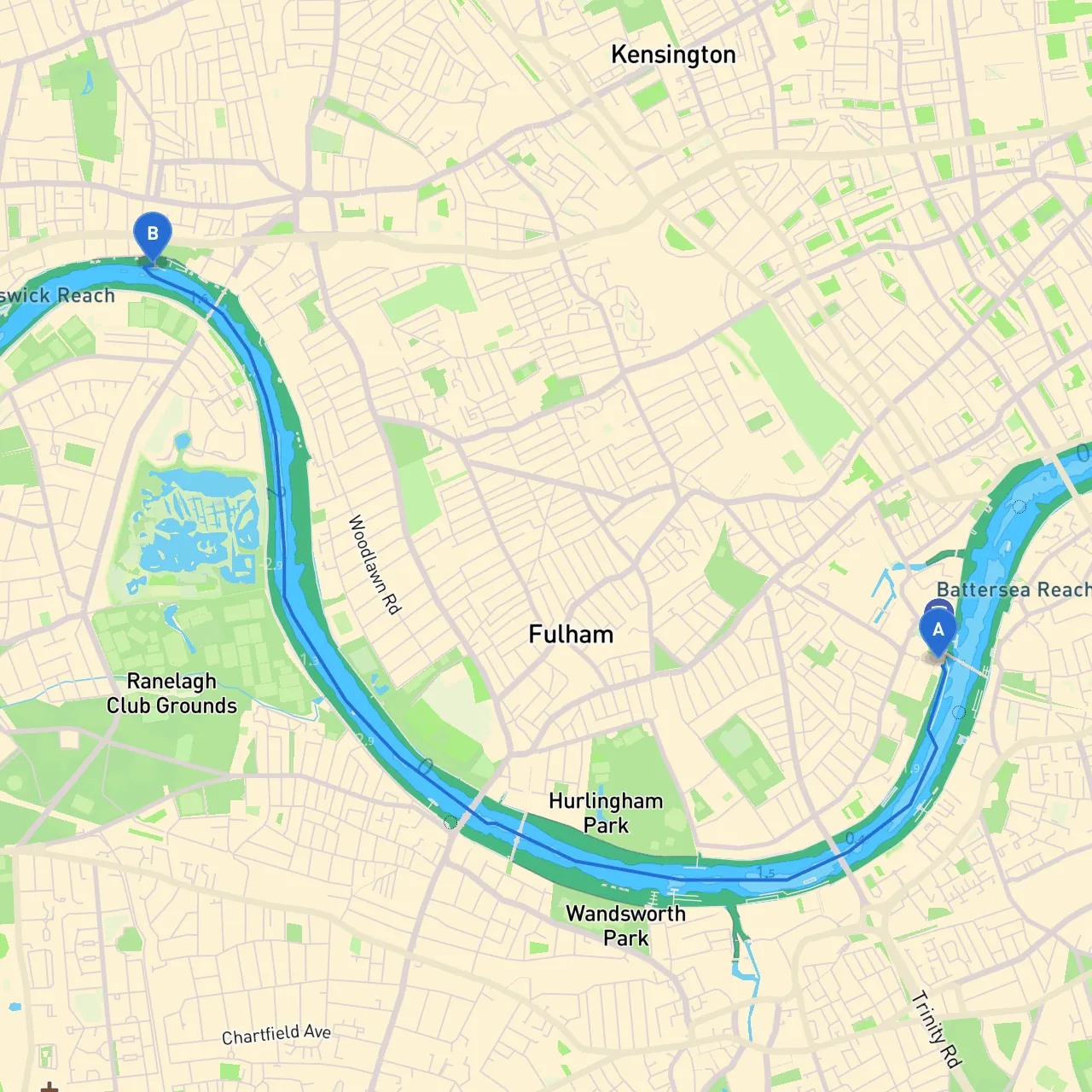 Fulham to Hammersmith