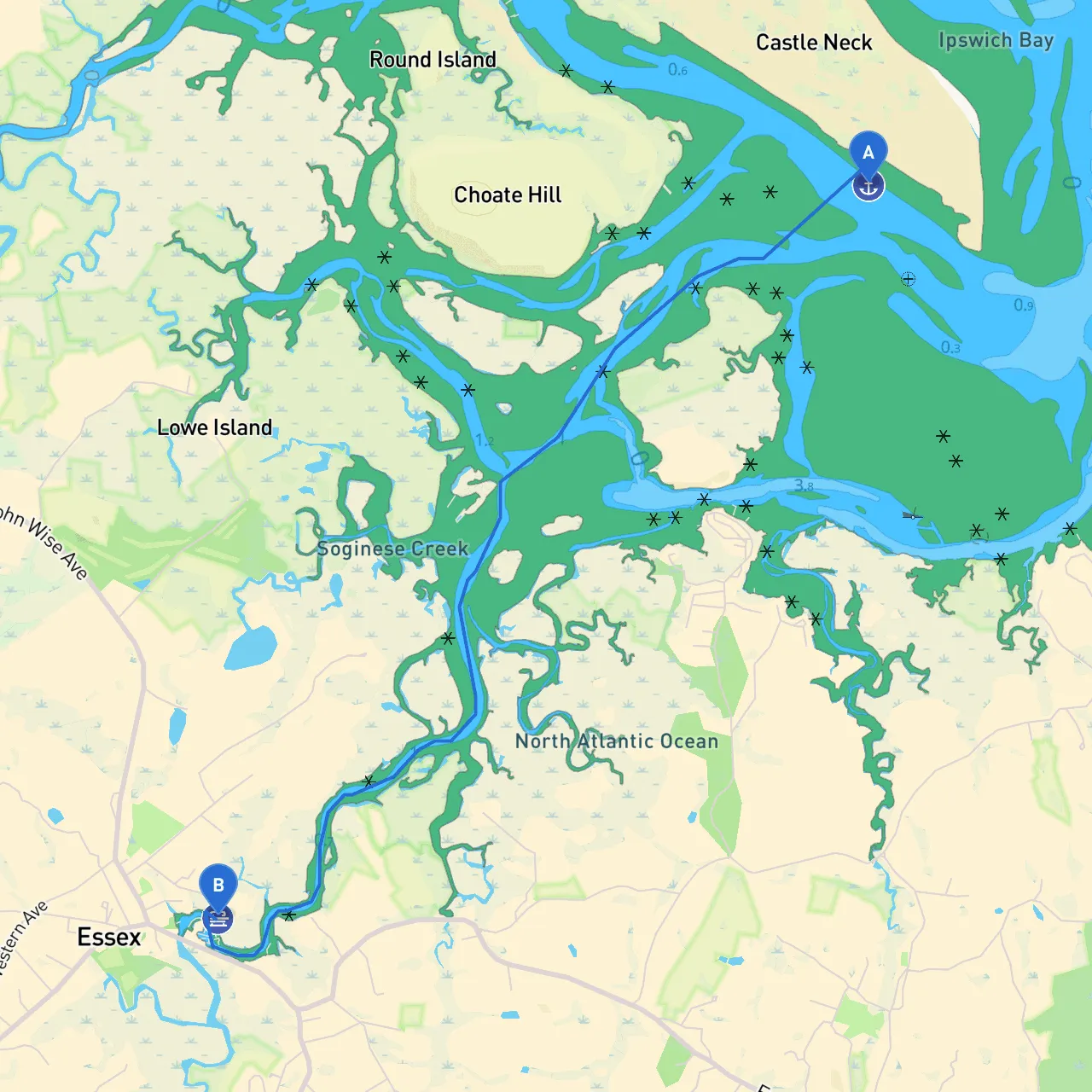 Ipswich to Essex