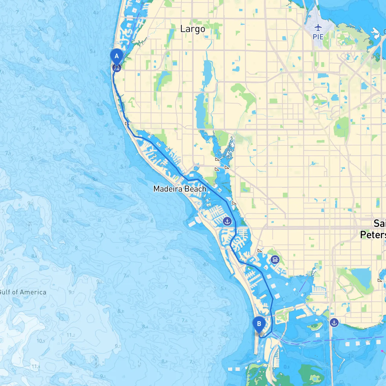 Indian Rocks Beach to St. PETE BEACH