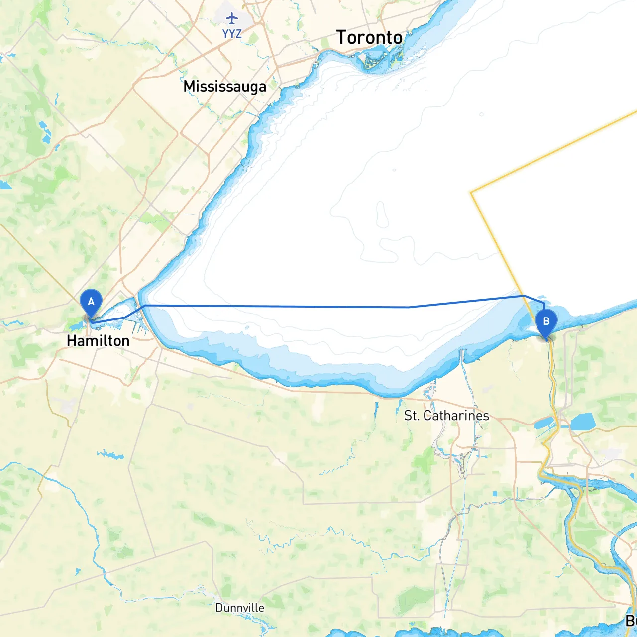 Hamilton to Niagara on the Lake