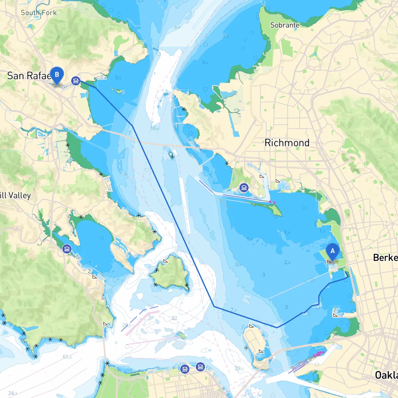 Berkeley to San Rafael