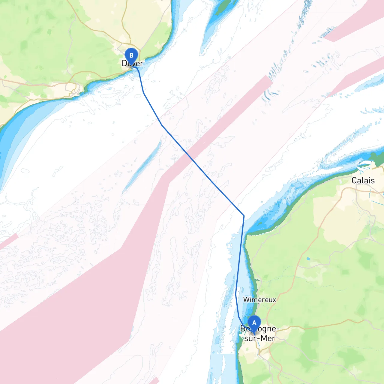 Boulogne sur Mer to Dover