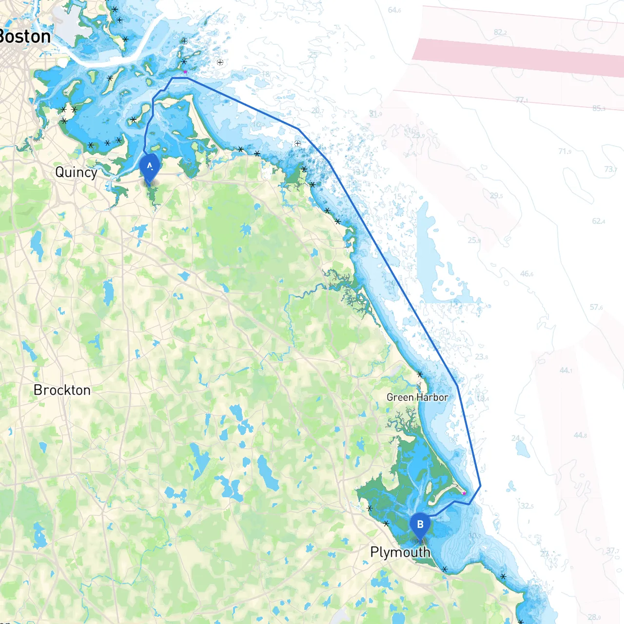 Hingham to Plymouth