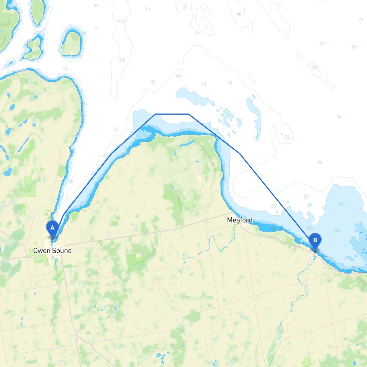 Owen Sound to Thornbury
