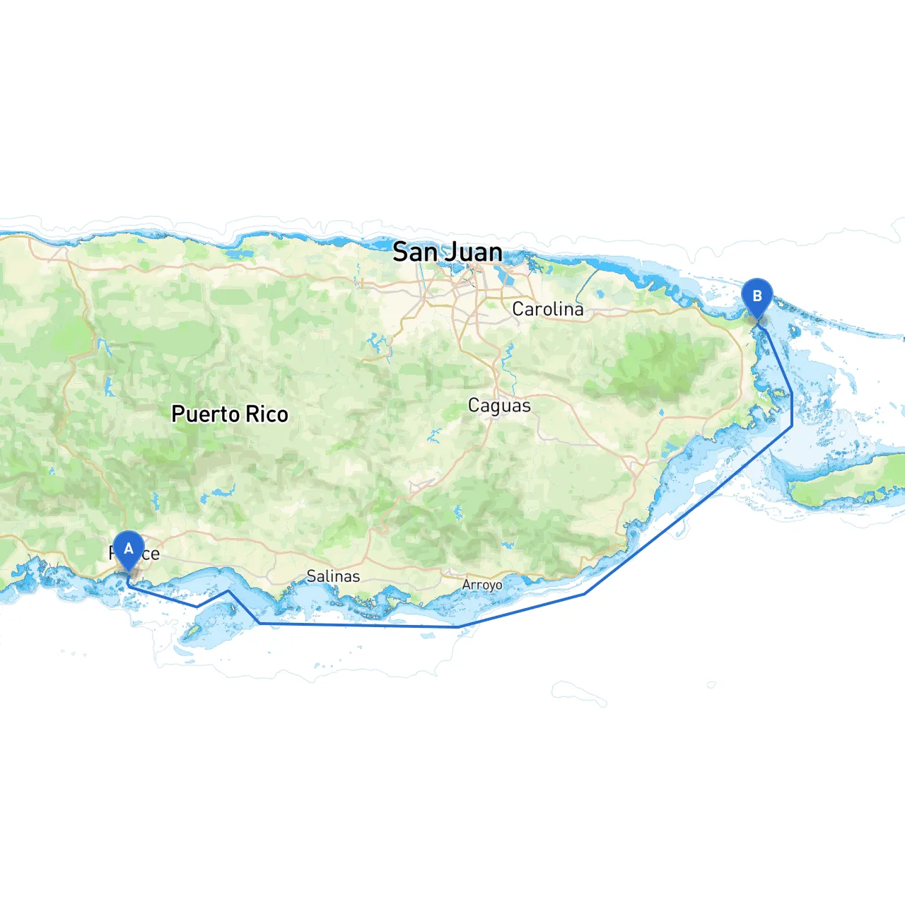 Ponce to Fajardo