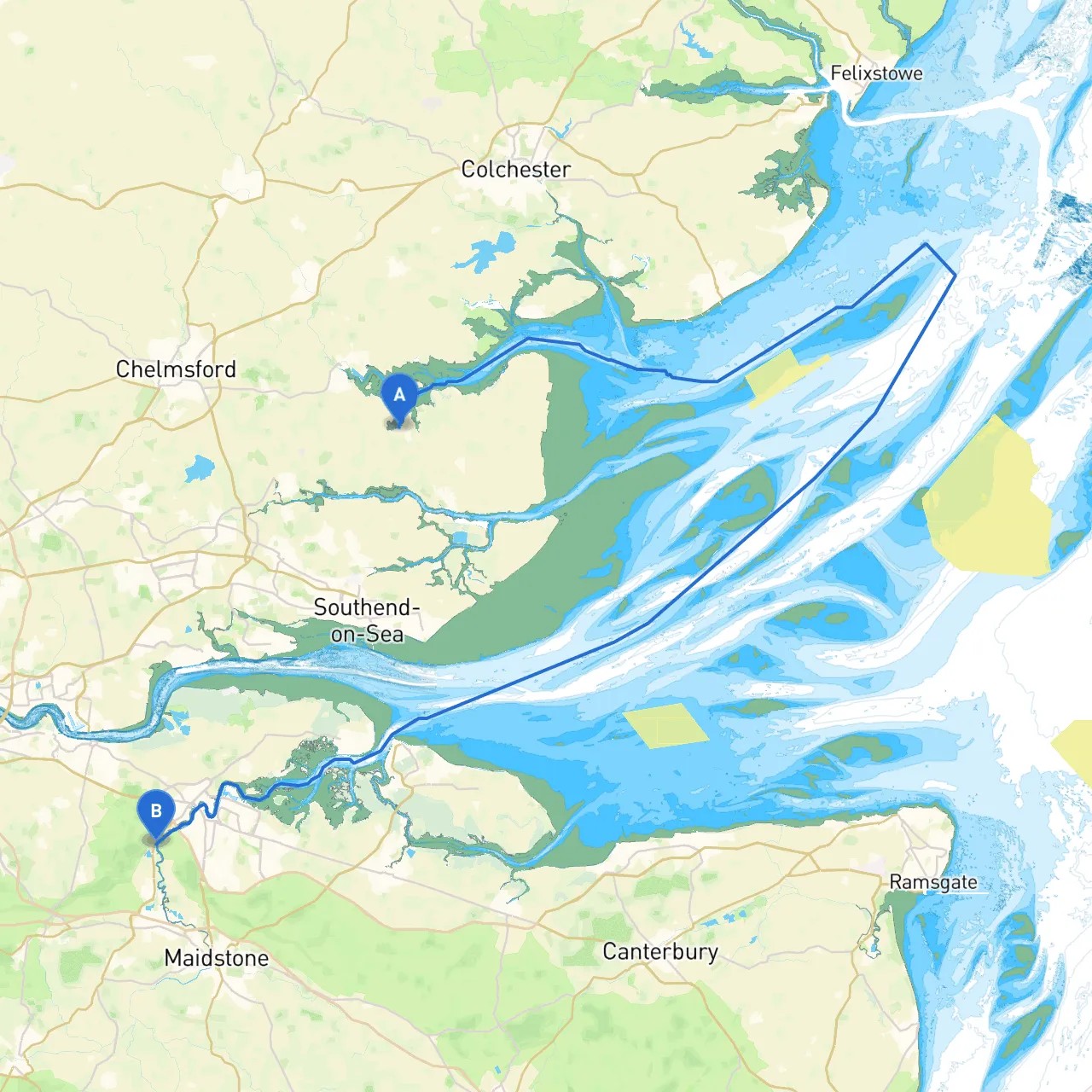Chelmsford to Rochester