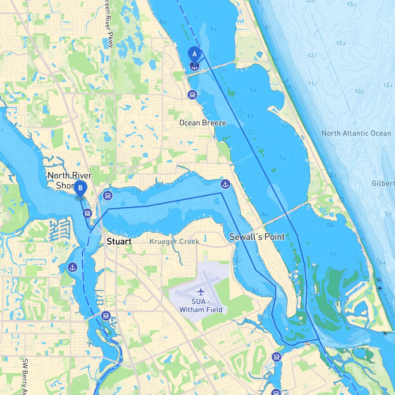 Jensen Beach to Stuart