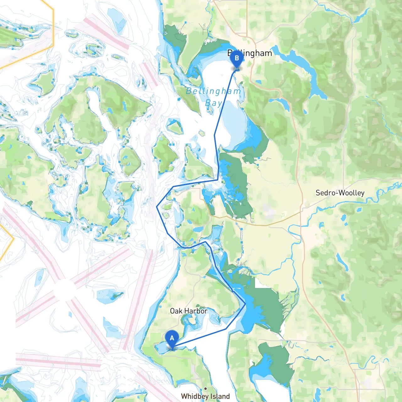 Coupeville to Bellingham