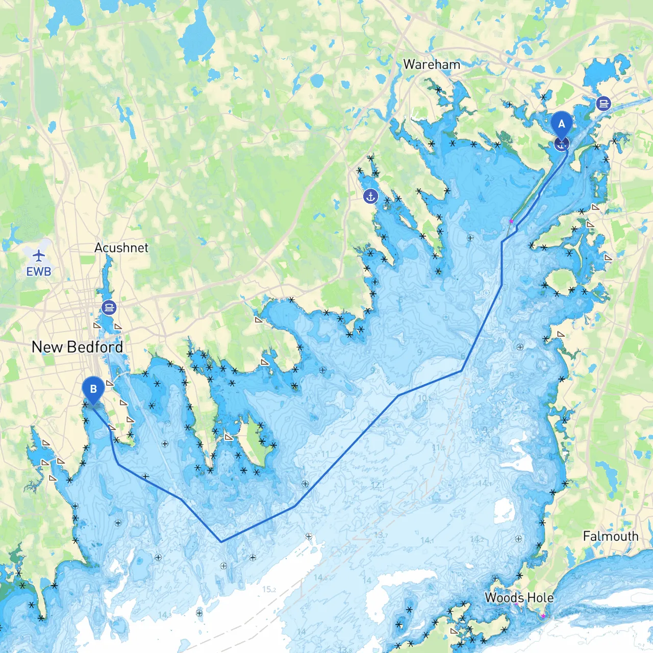 Wareham to New Bedford