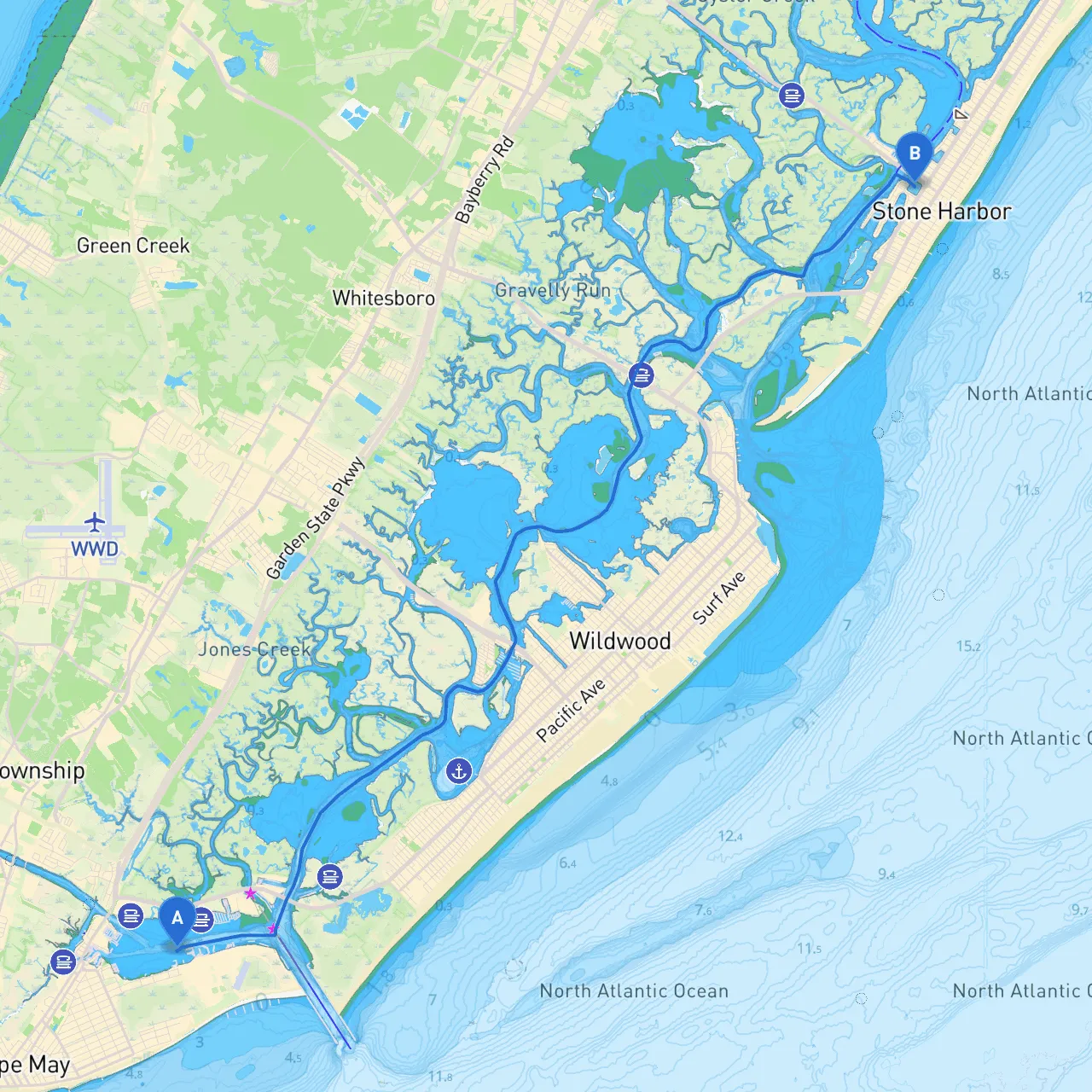Cape May to Stone Harbor