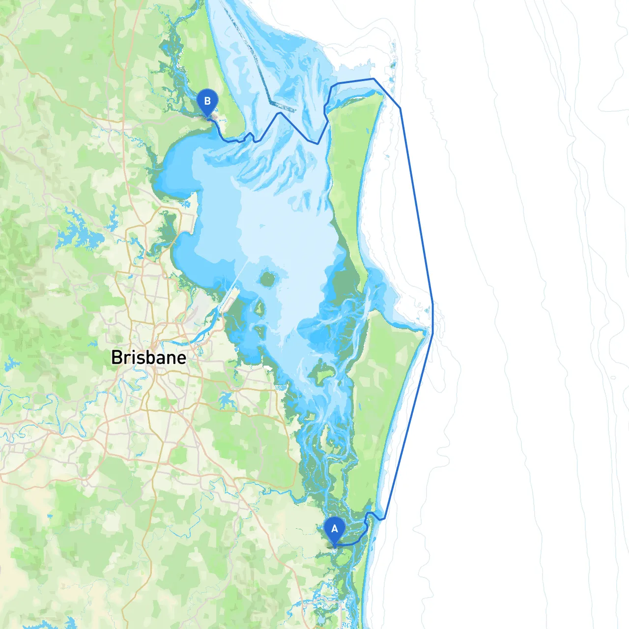 Gold Coast to Sandstone Point