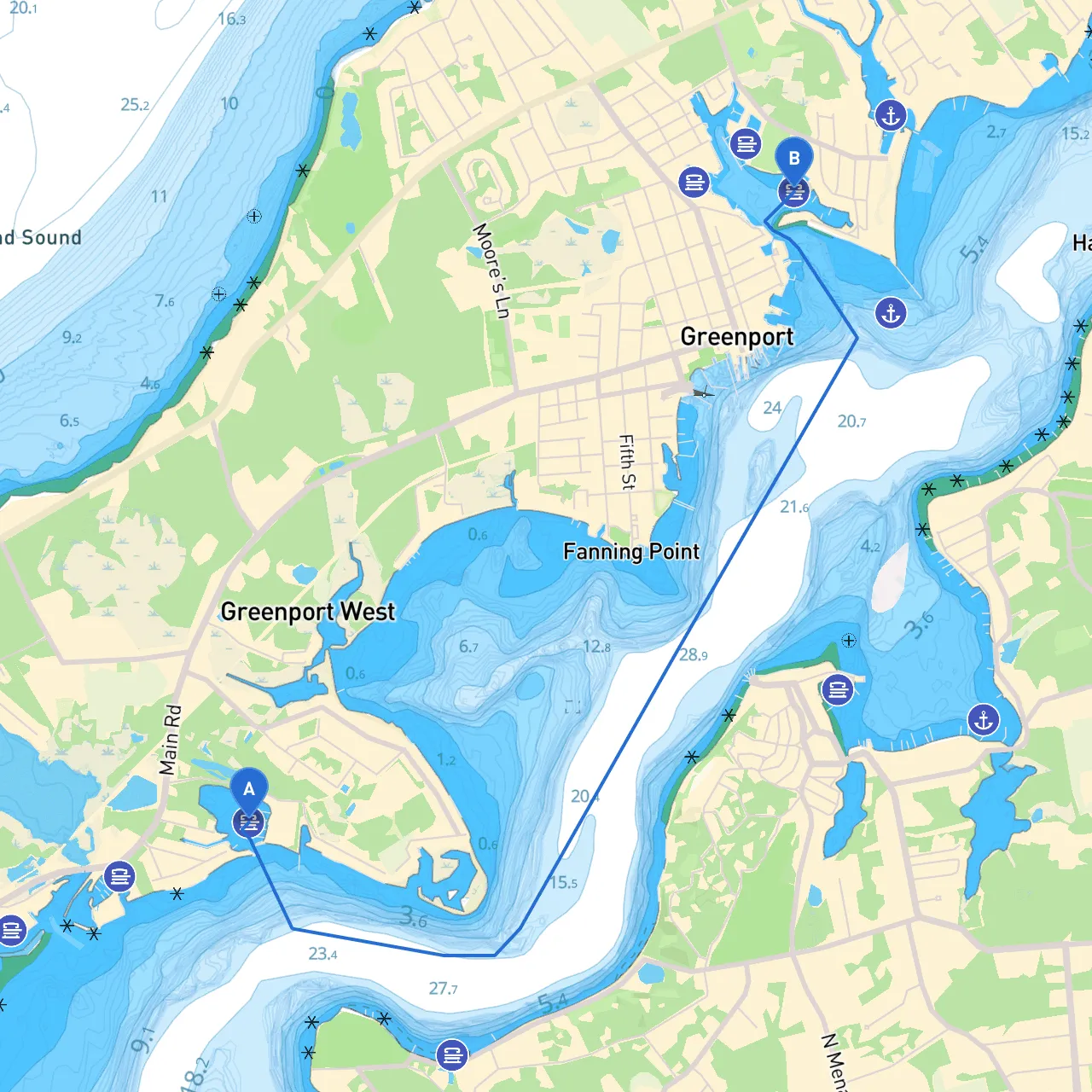 Southold to Greenport