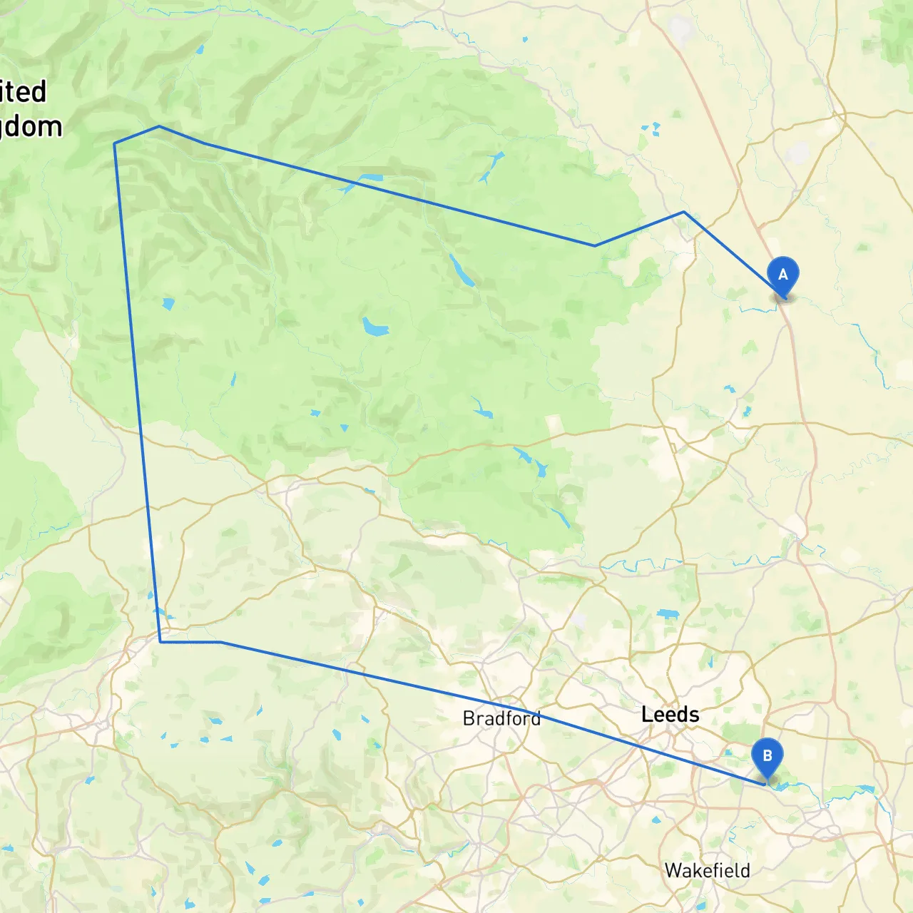 Boroughbridge to Leeds