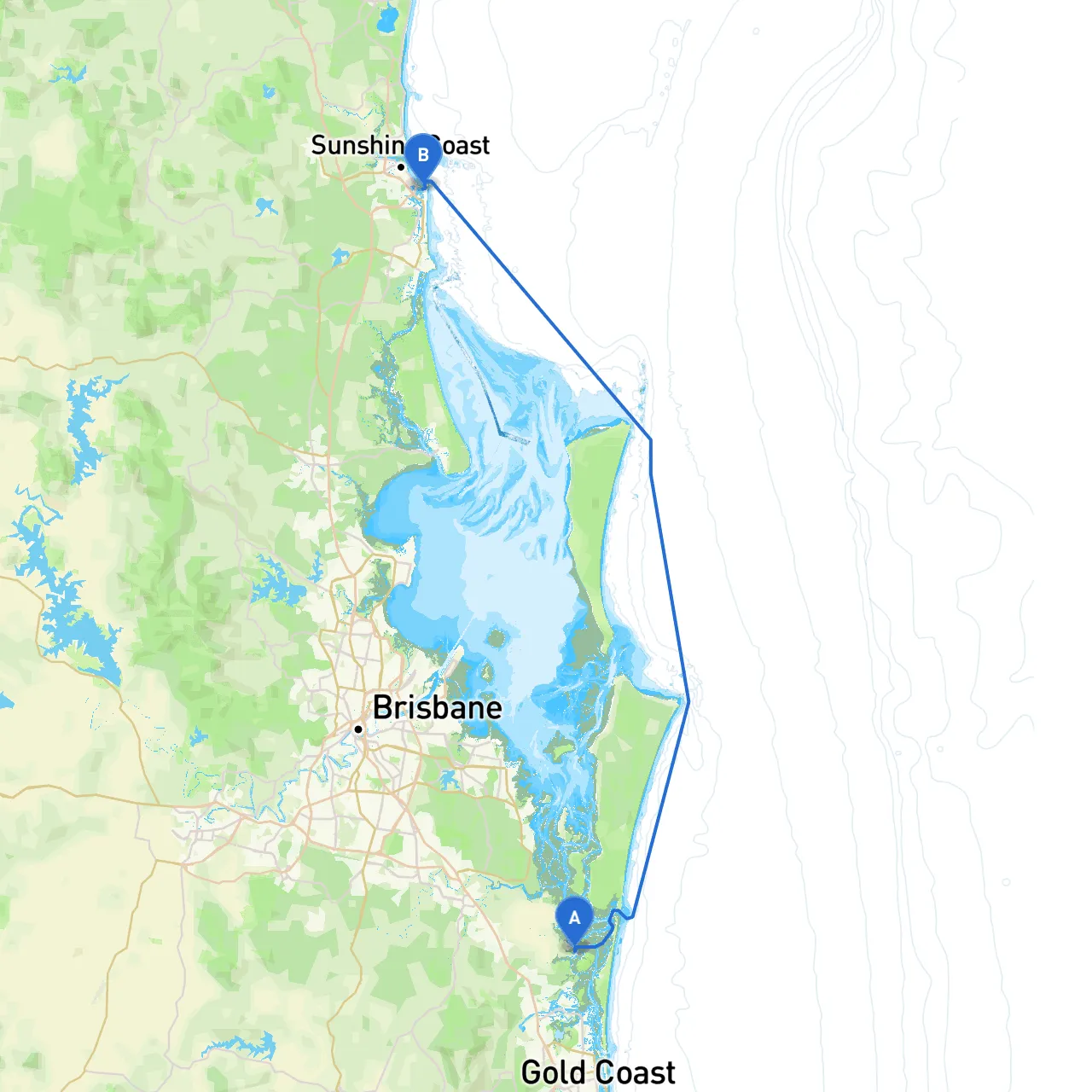 Gold Coast to Mooloolaba
