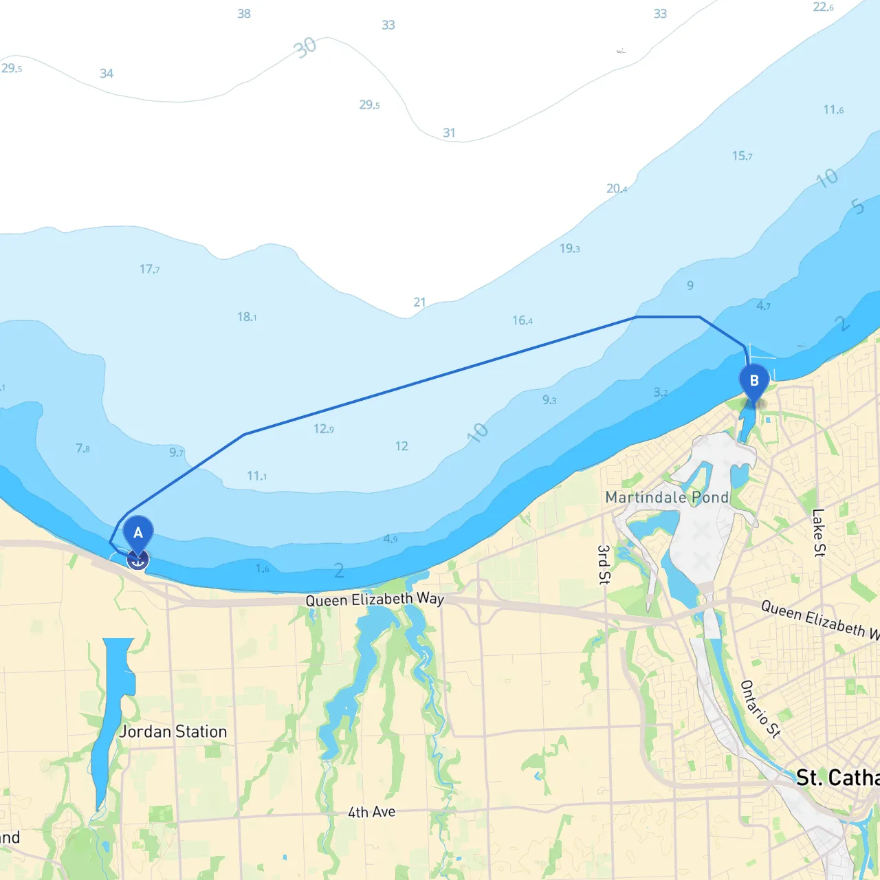 Lincoln to St. Catharines