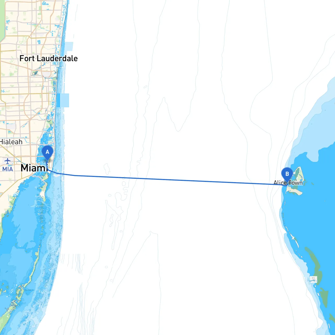 Miami Beach to Bimini