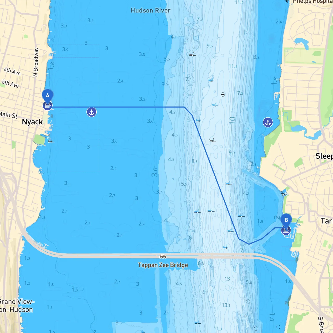 Nyack to Tarrytown