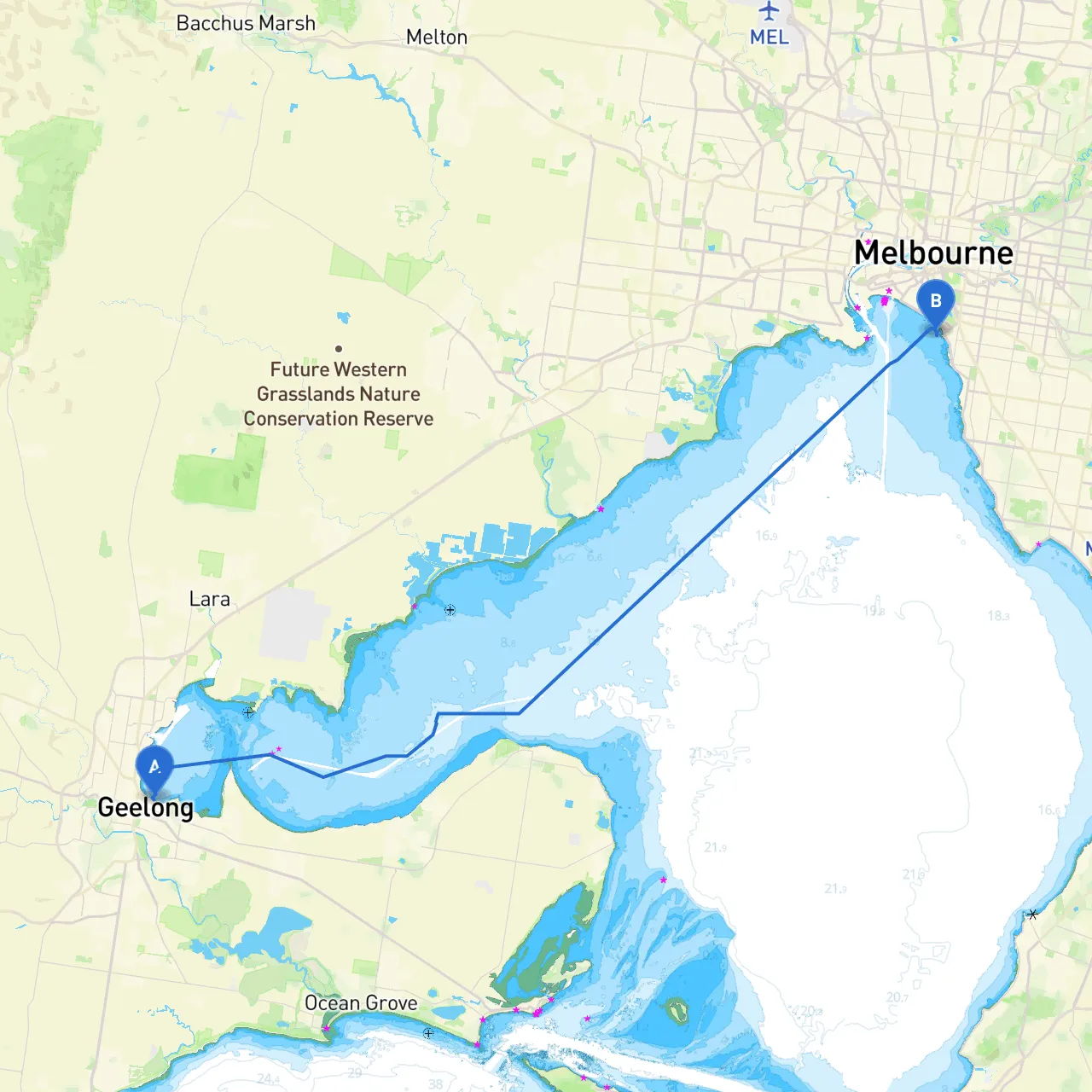 Geelong to St Kilda
