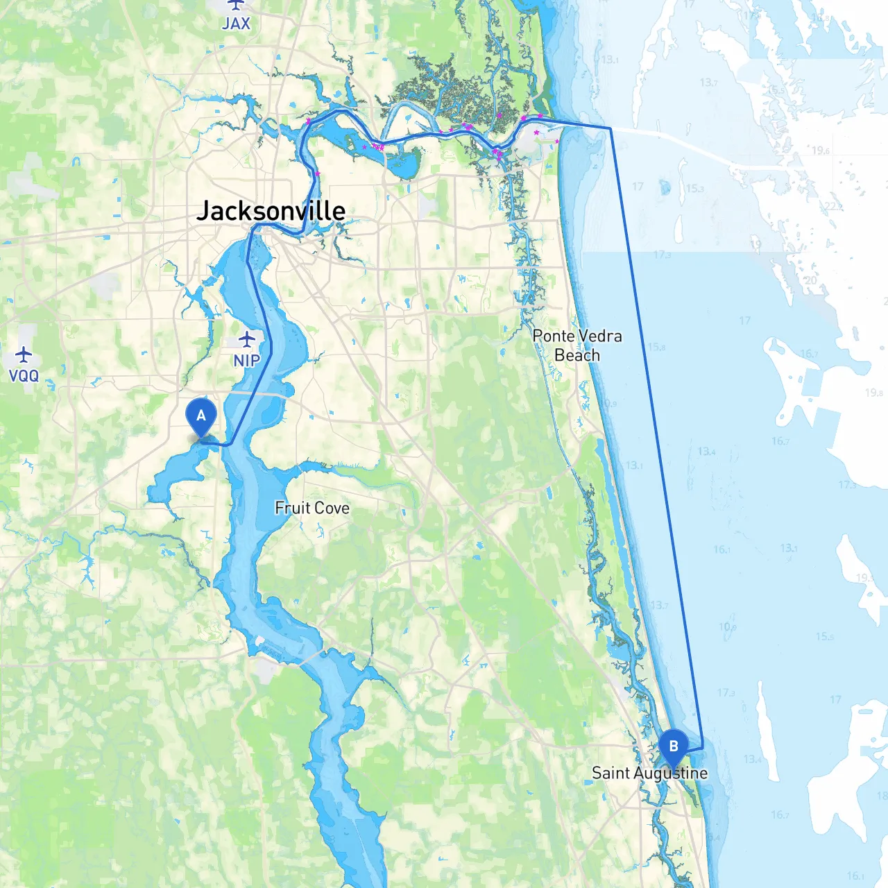 Orange Park to St. Augustine
