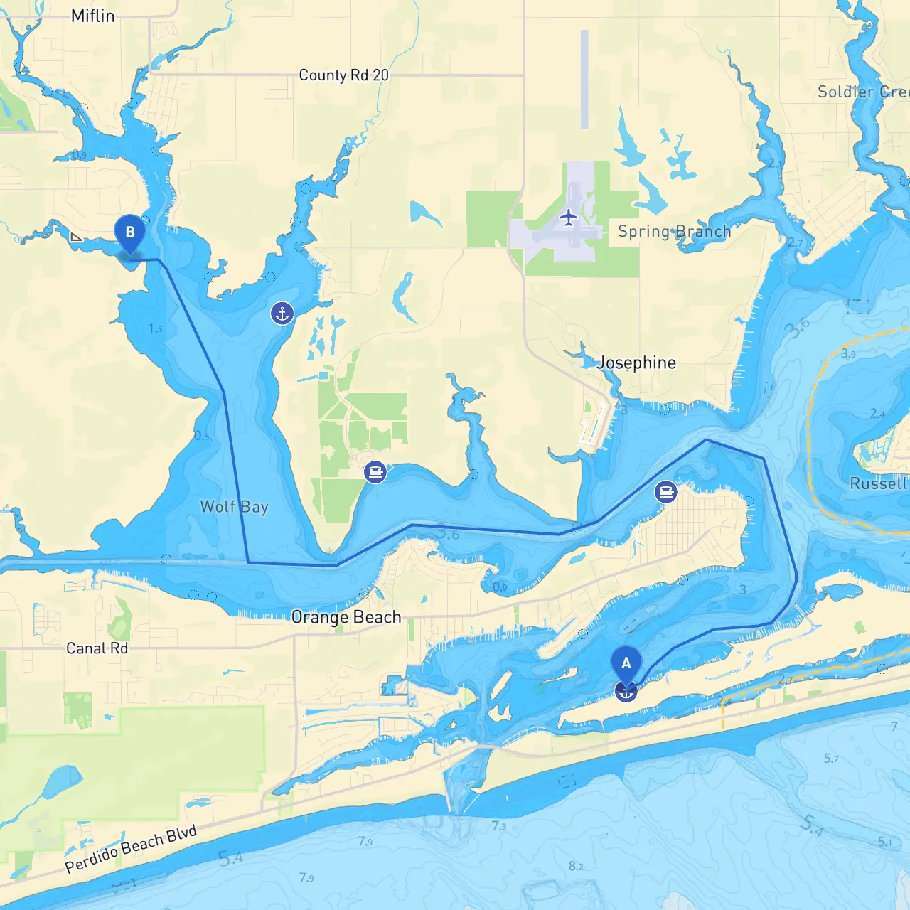 Orange Beach to Foley
