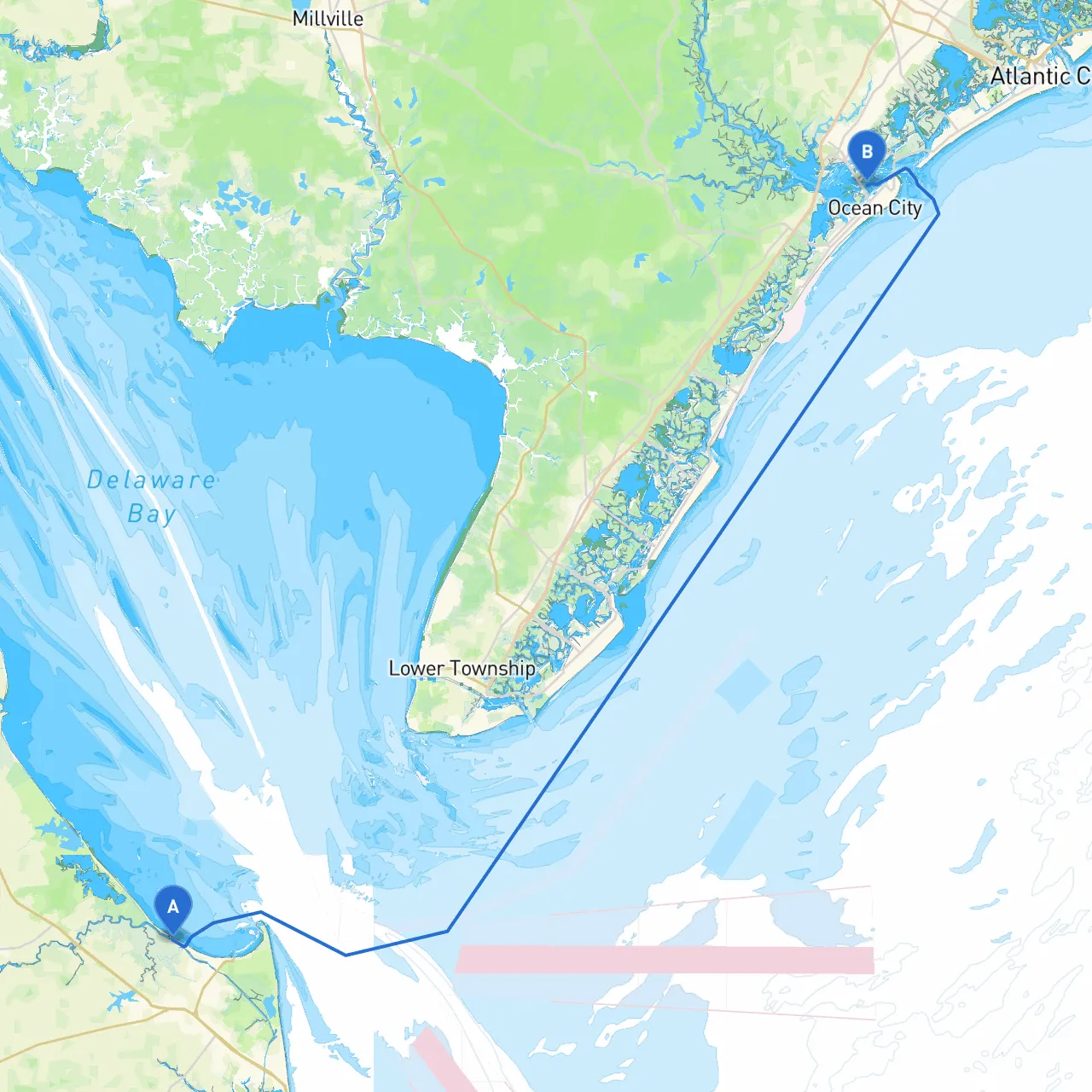Lewes to Ocean City