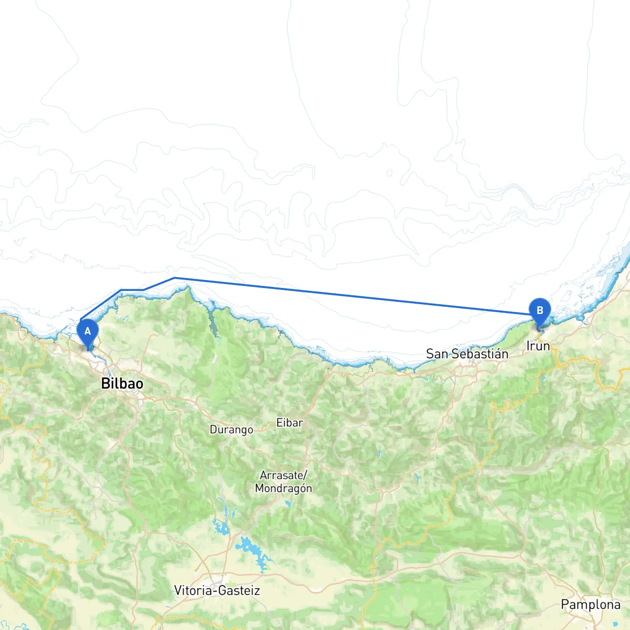 Bilbao to Hendaye