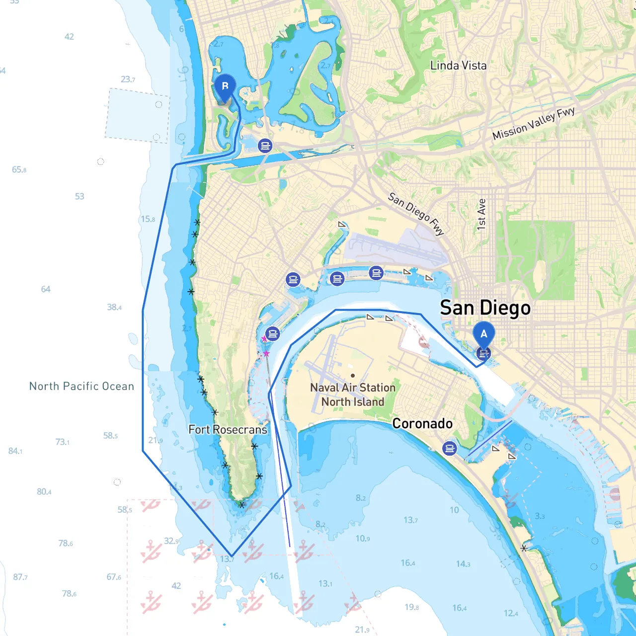 San Diego to San Diego