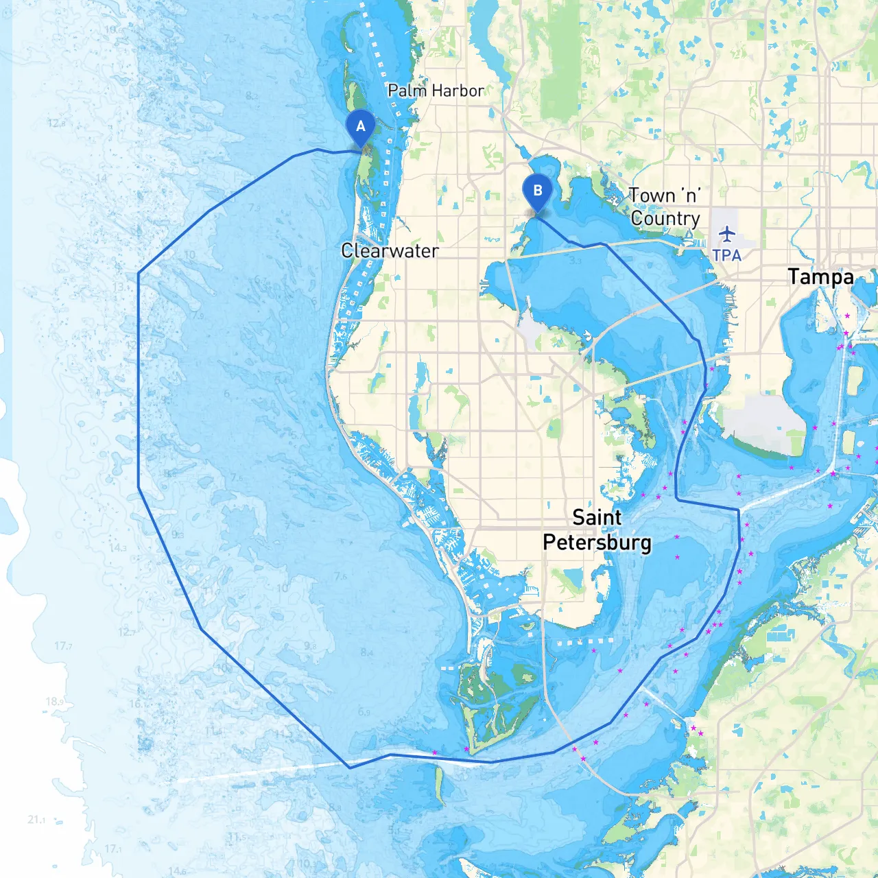 Clearwater to Safety Harbor