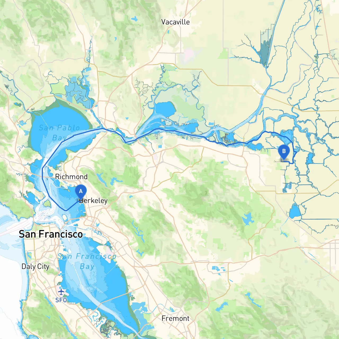 Berkeley to Brentwood