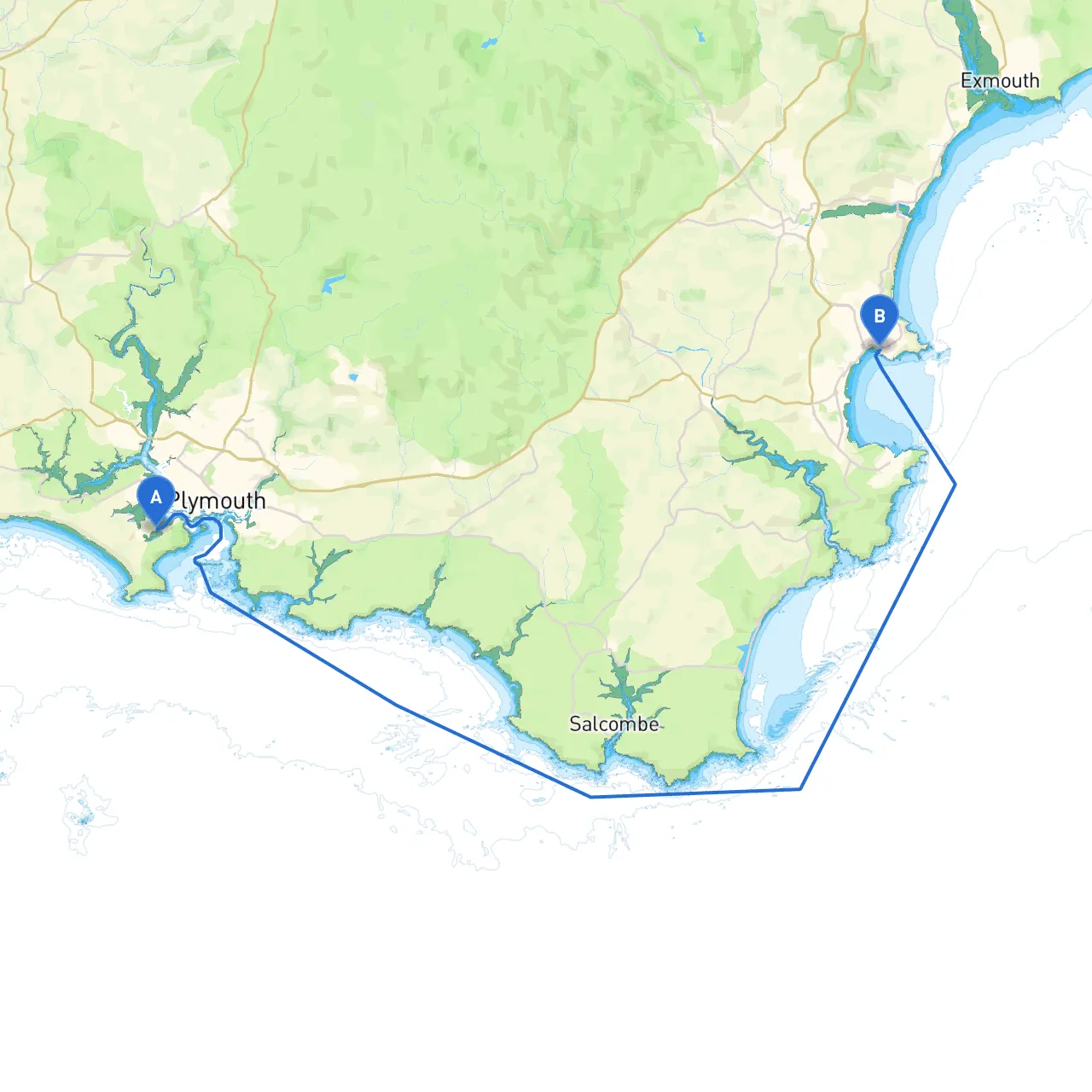 Cornwall to Torquay