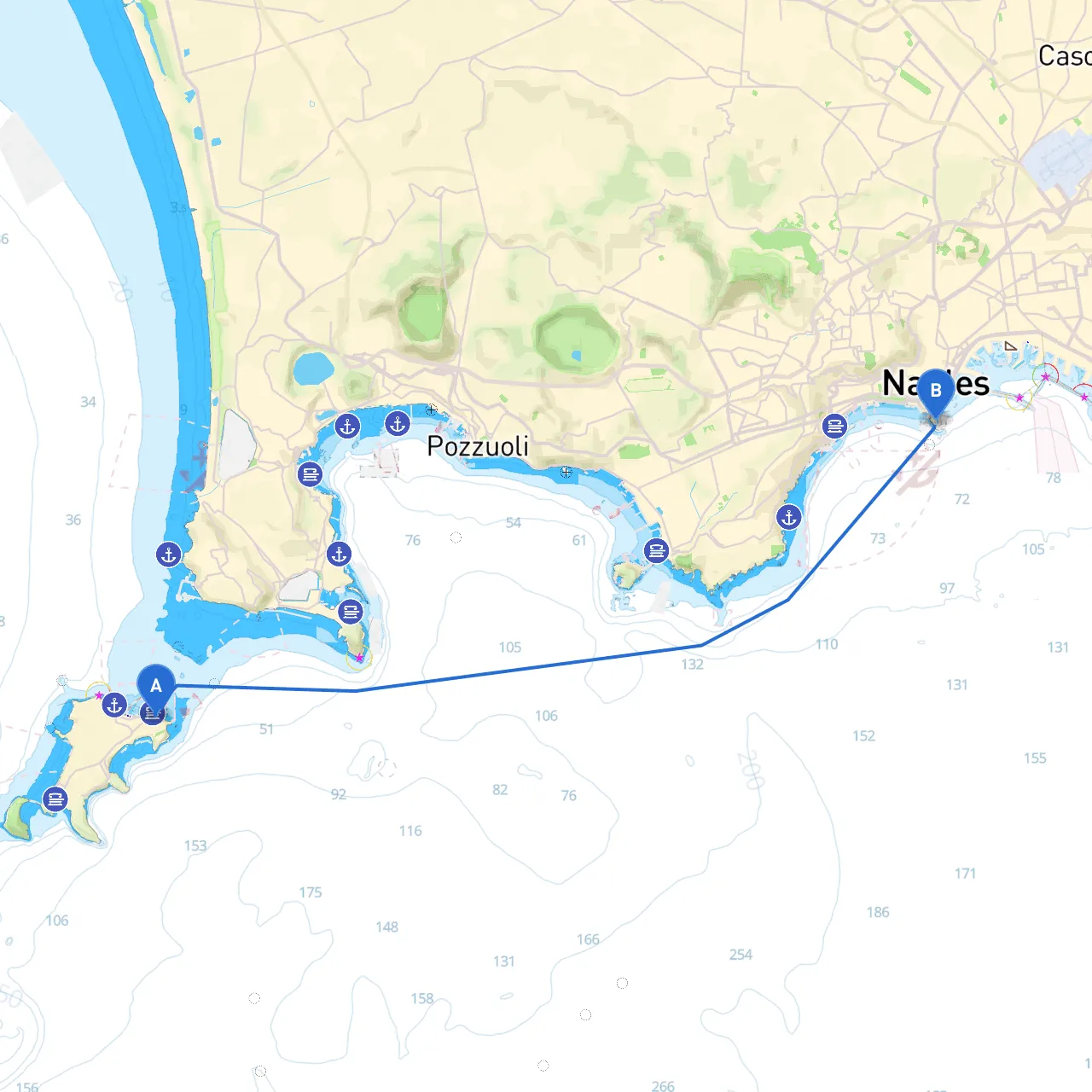 Procida to Napoli
