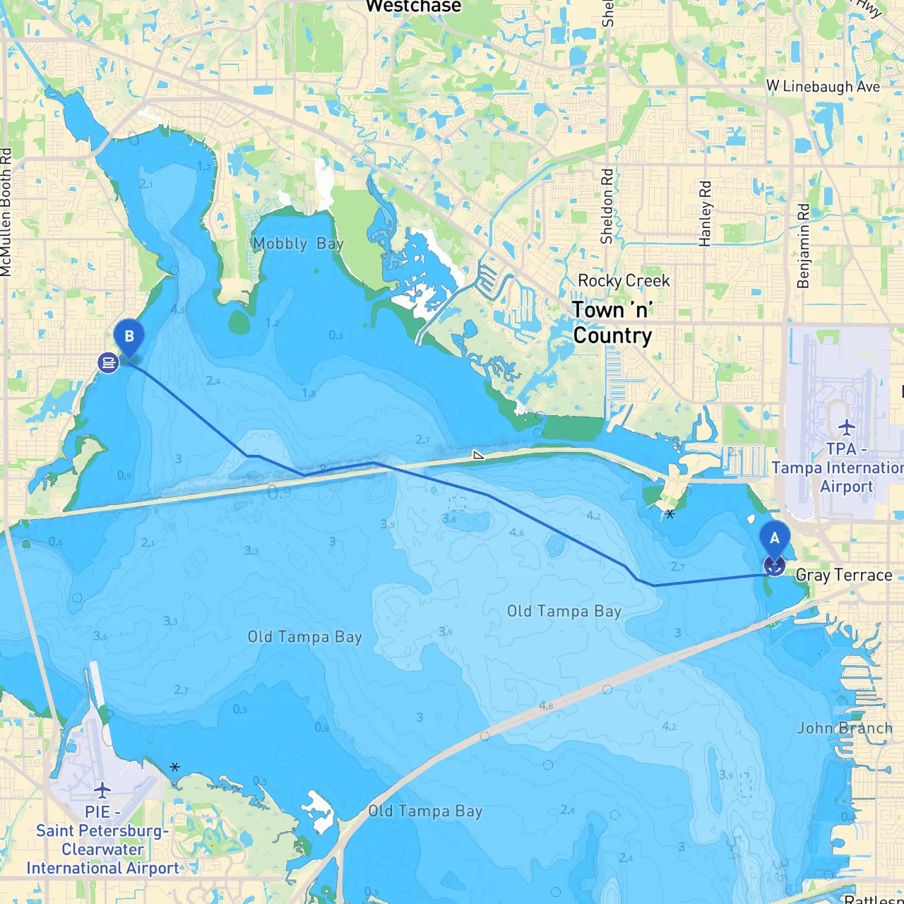 Tampa to Safety Harbor