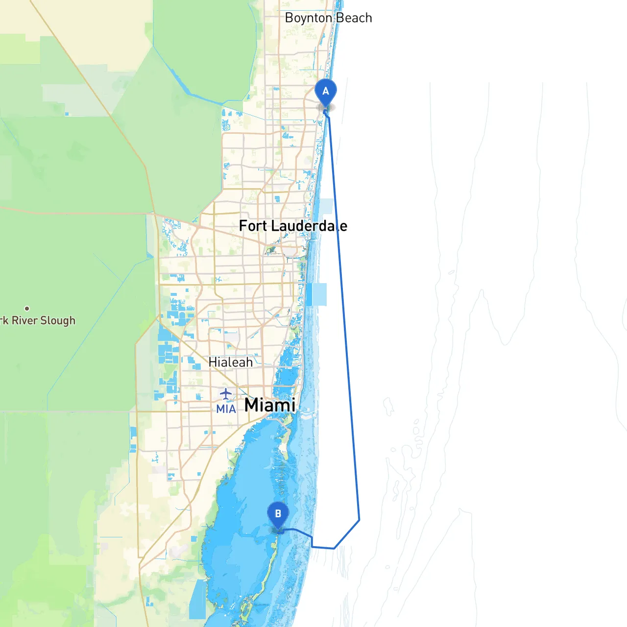 Boca Raton to Homestead