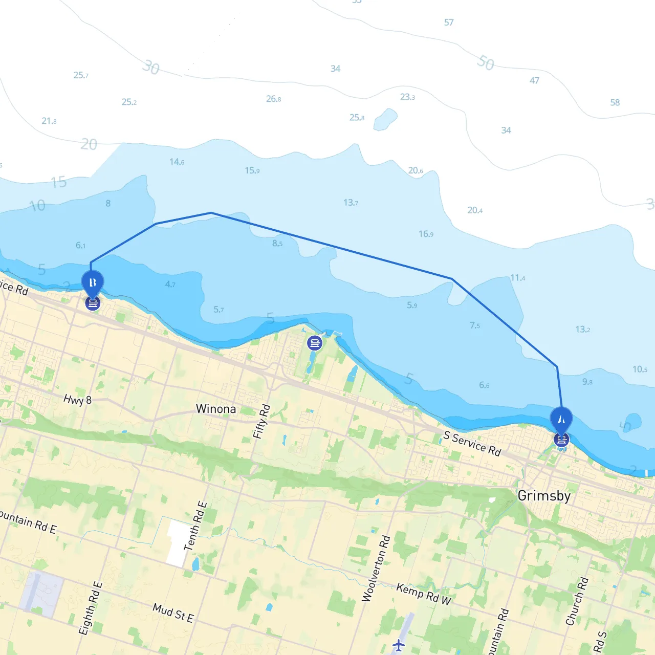 Grimsby to Stoney Creek