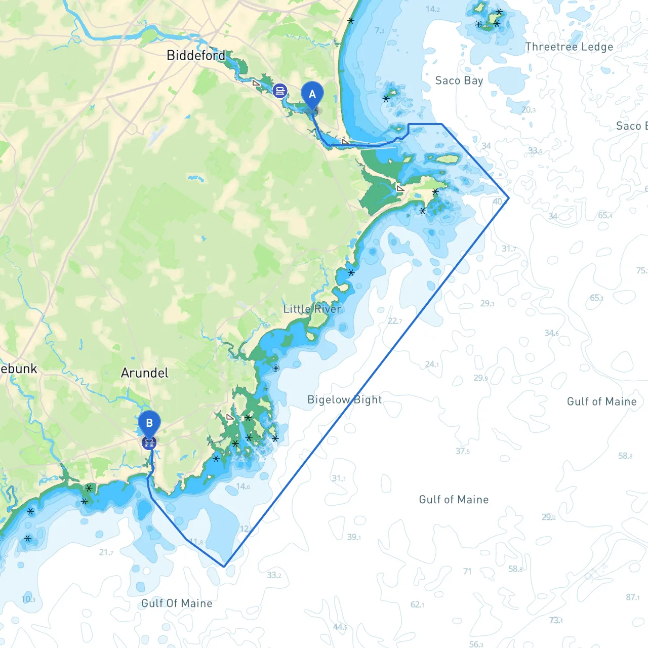 Saco to Kennebunkport