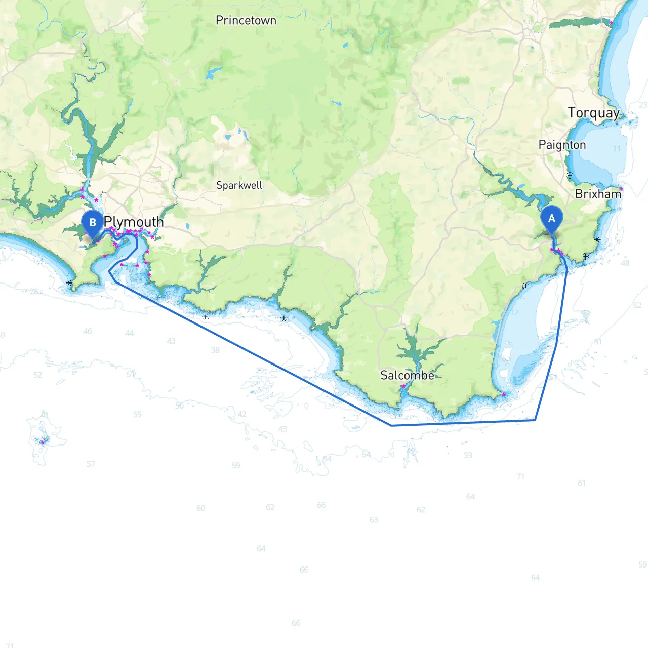 Dartmouth to Cornwall