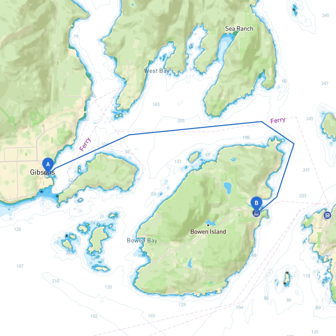 Gibsons to Bowen Island