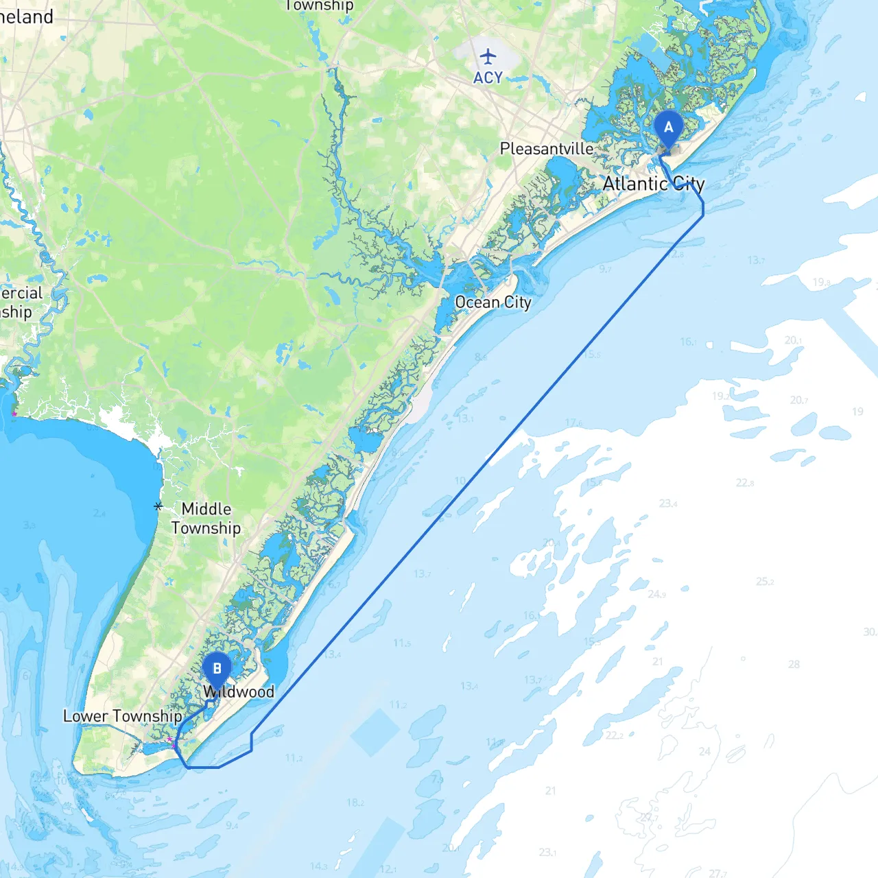 Brigantine to Wildwood