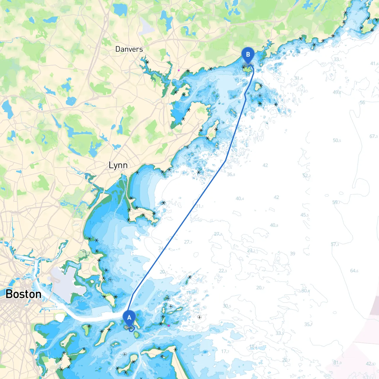 Boston to Salem