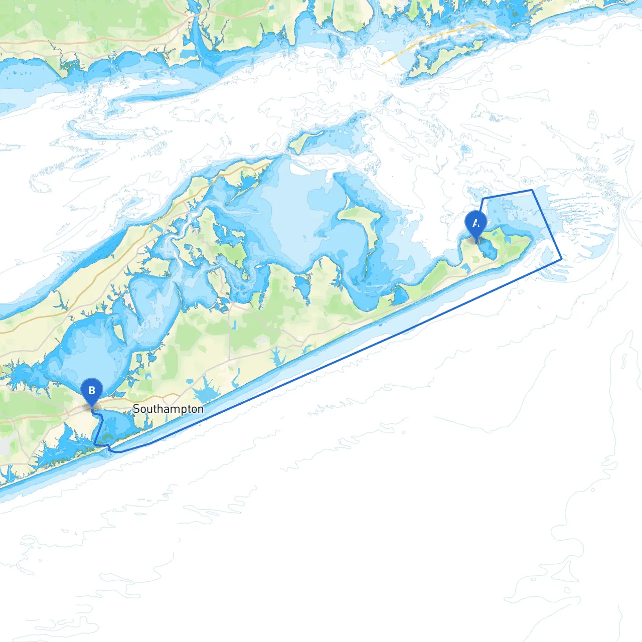 Montauk to Hampton Bays