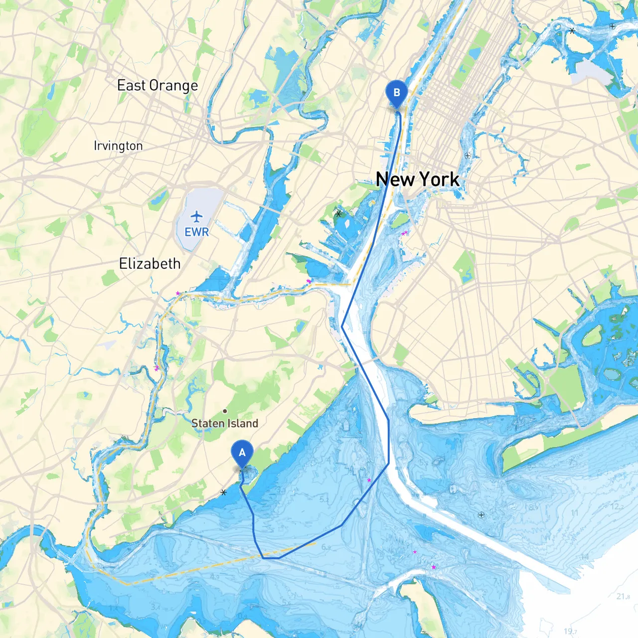 Staten Island to Hoboken