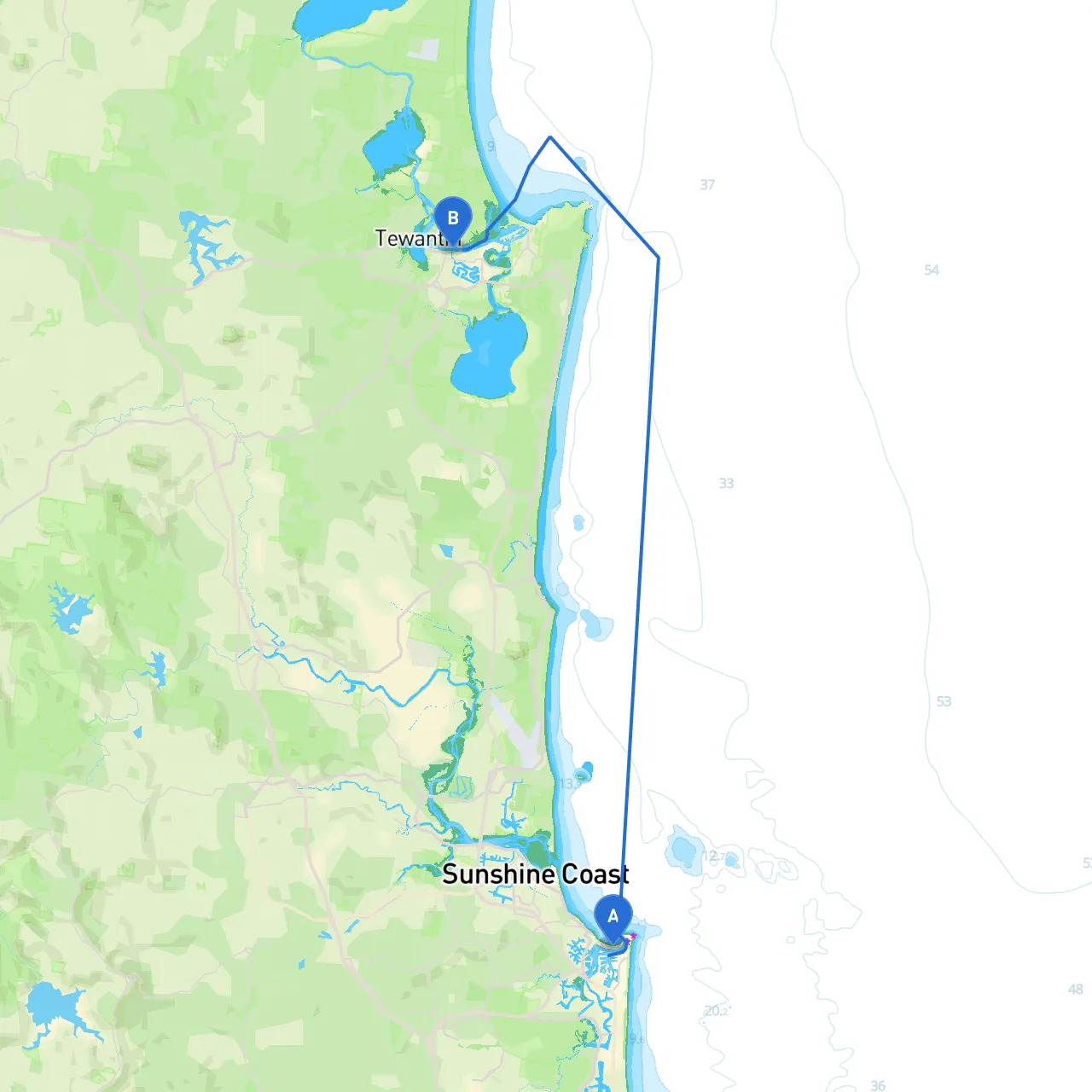 Mooloolaba to Noosaville