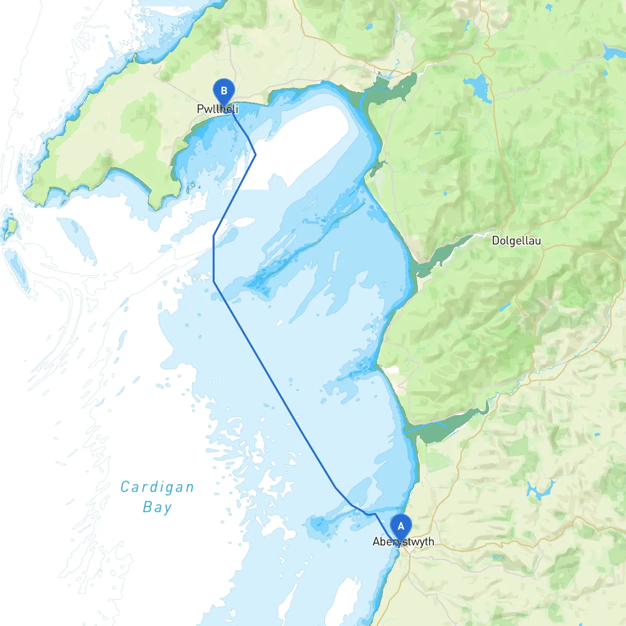 Aberystwyth to Pwllheli