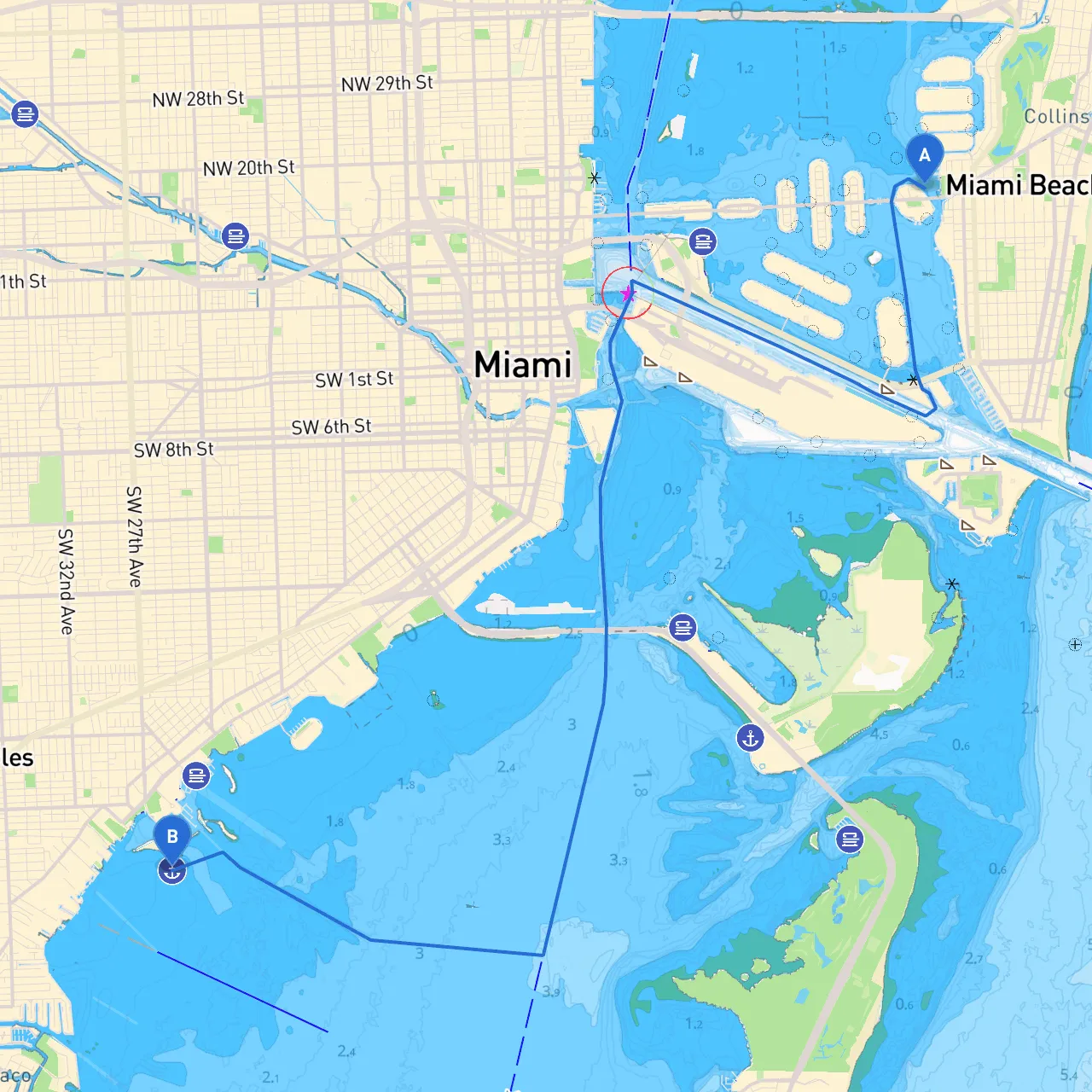 Miami Beach to Miami