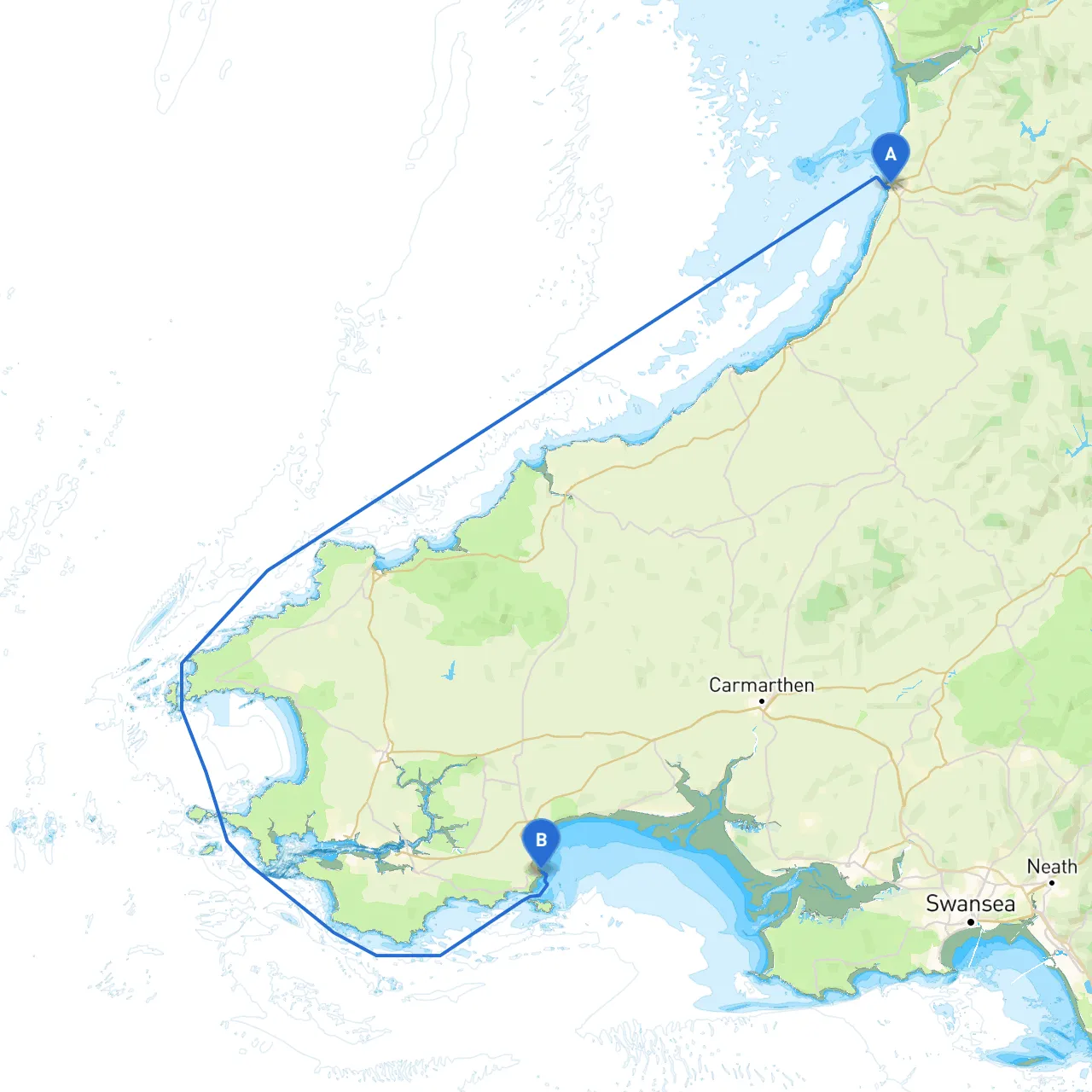 Aberystwyth to Tenby