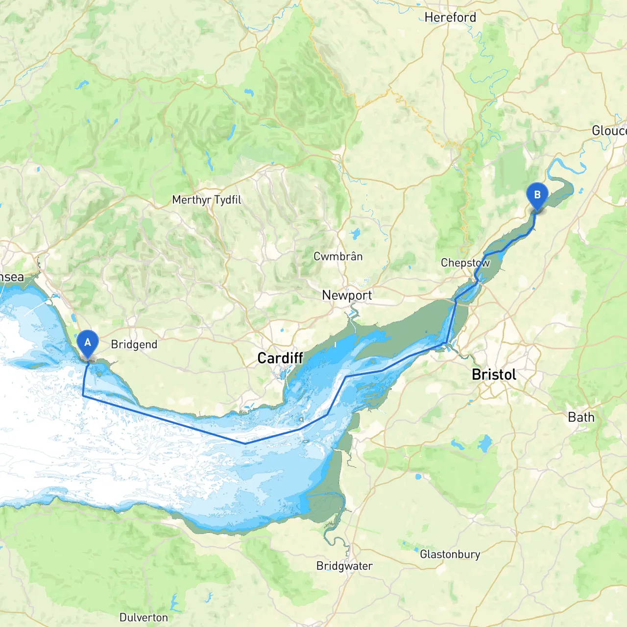 Porthcawl to Gloucester