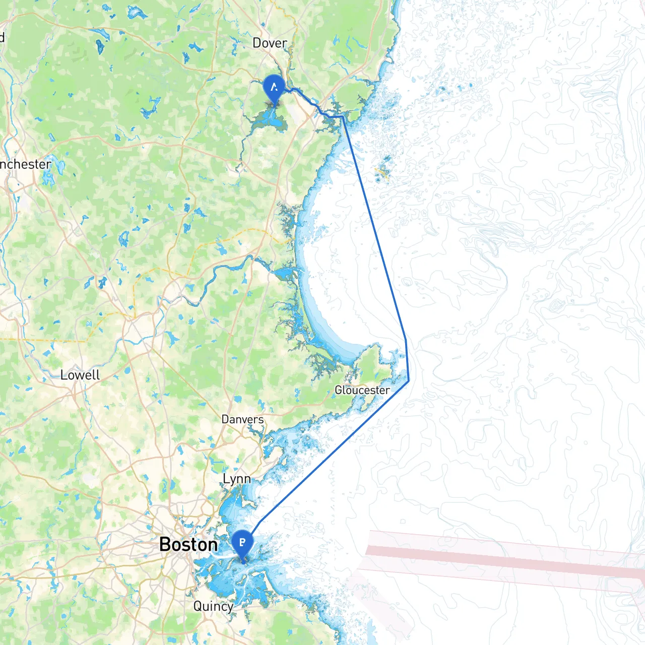 Durham to Boston