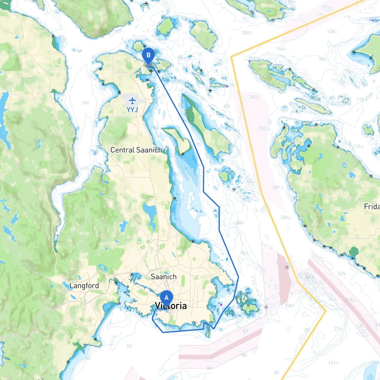 Victoria to North Saanich