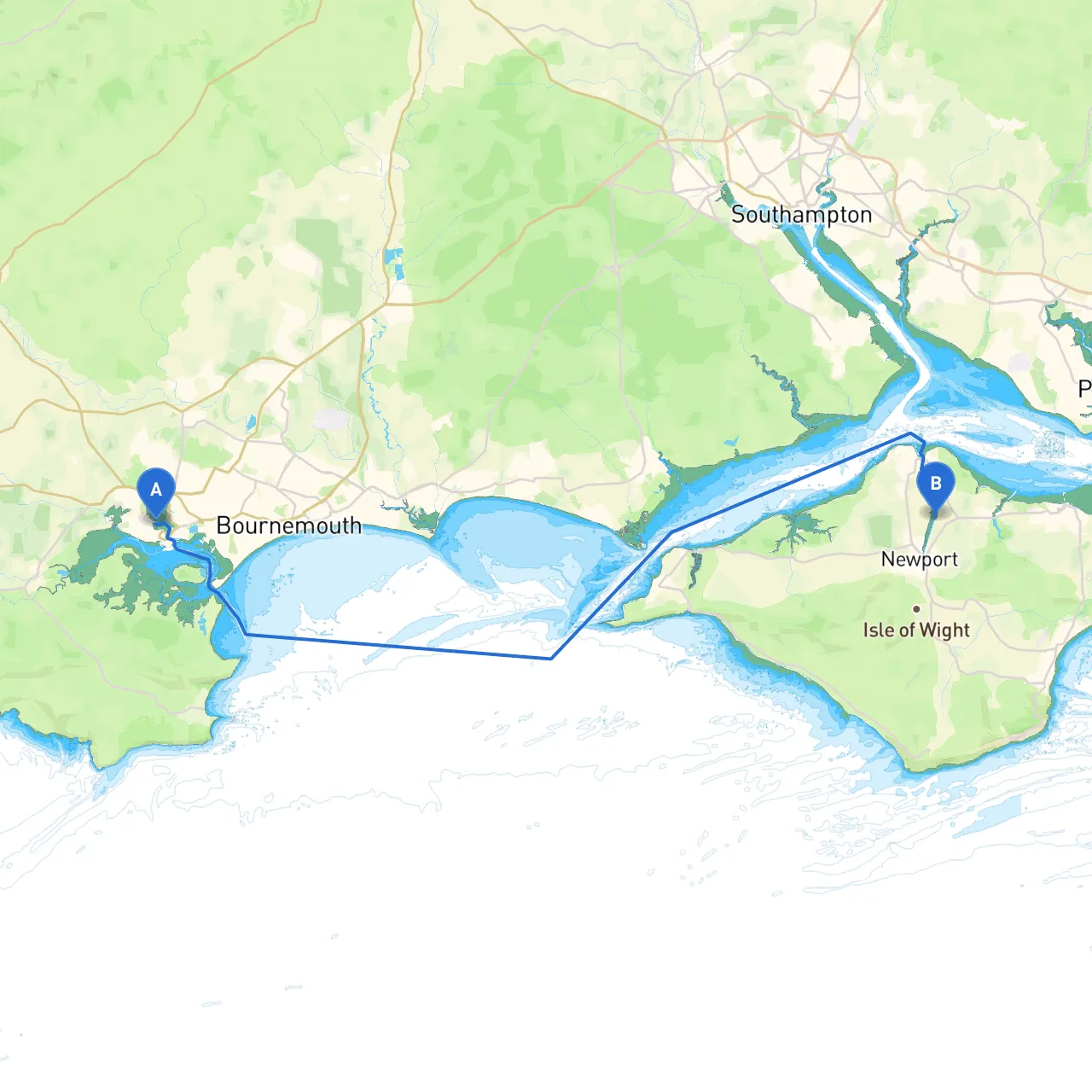 Poole to Newport