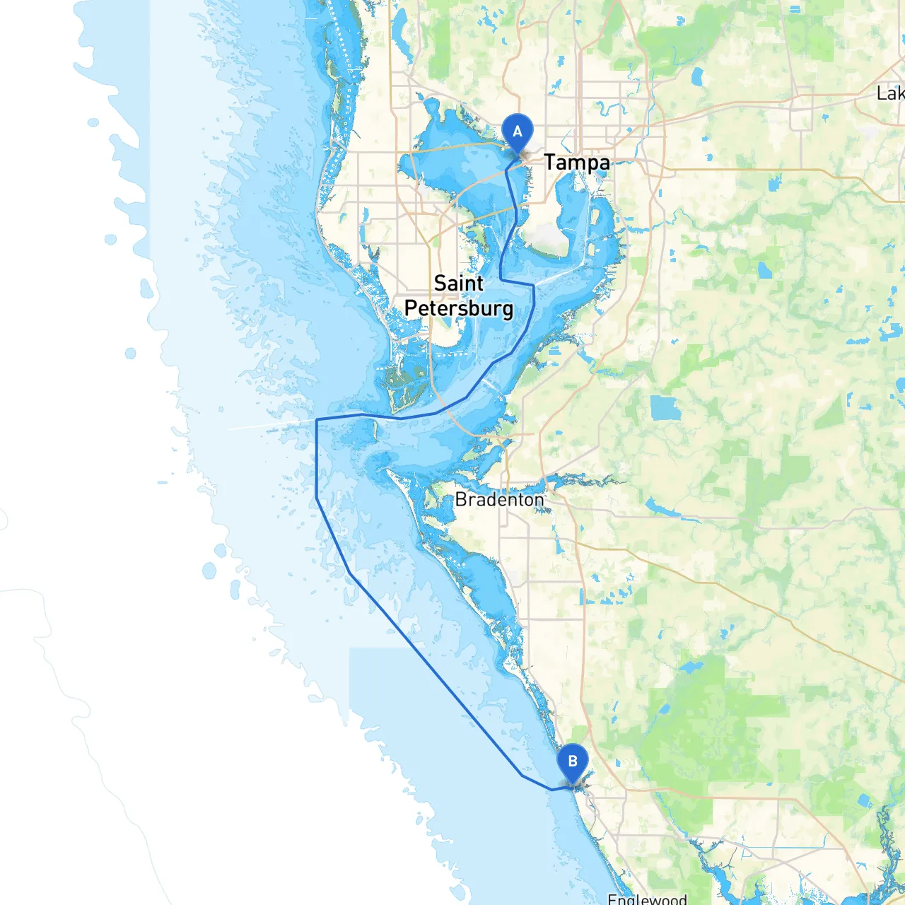Tampa to Venice